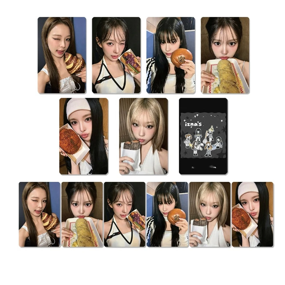 Карточки-ламинаты с двусторонним фотопринтом IZNA Idols Cosplay Fashion, Саэби, Чонгён, Джимин, 6 шт.набор, милые селфи-карточки, коллекция для фанатов. (art.: 3920dce4f514e) - 3920dce4f514e