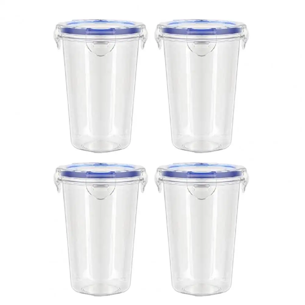 Многоразовые контейнеры для овсяной муки набор из 4 герметичных контейнеров с