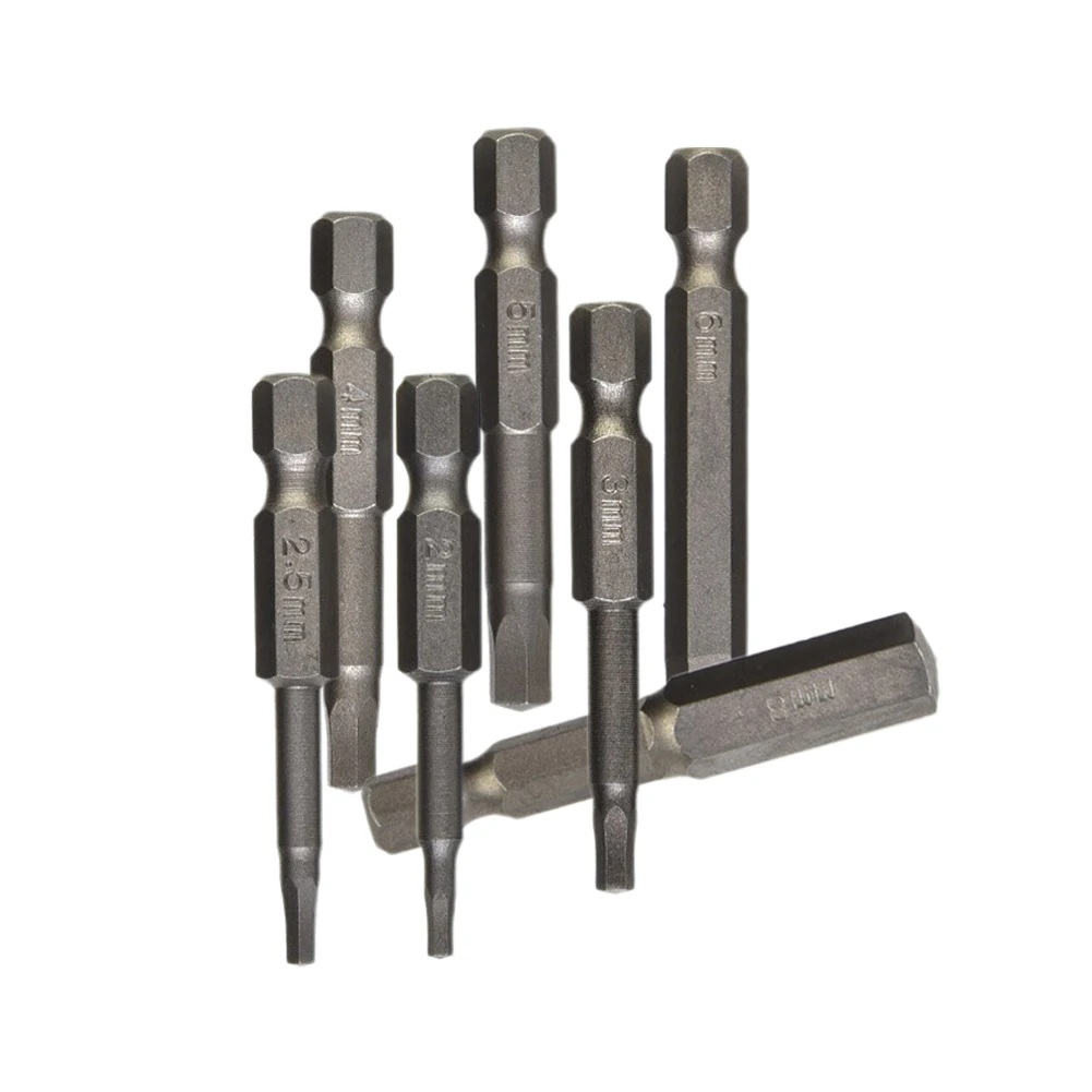 Набор отверток 7 шт., 50 мм, с шестигранным хвостовиком 1/4 дюйма