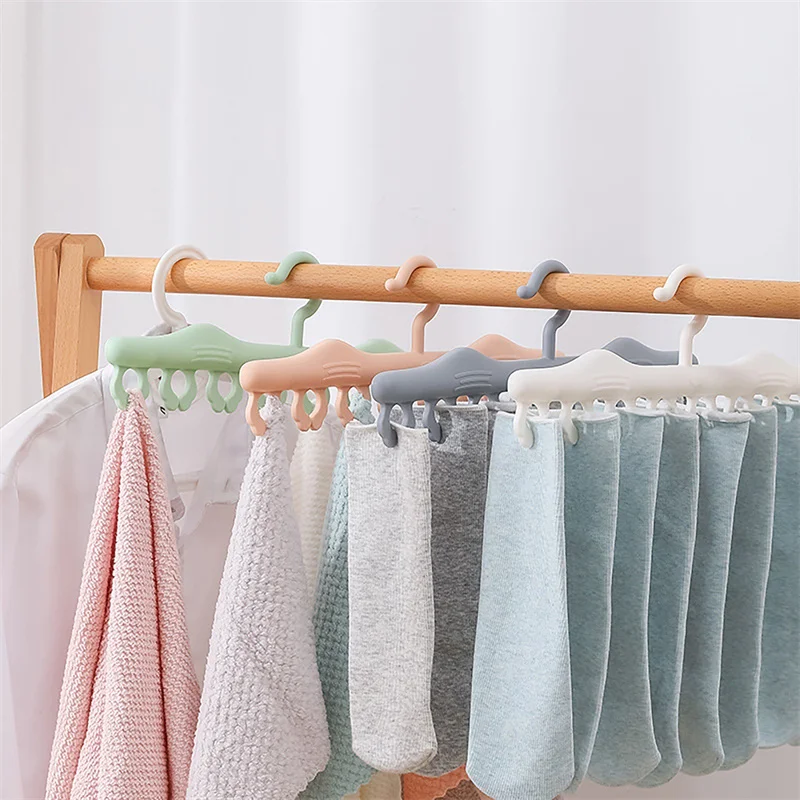

Household Multi-functional Socks Storage Clip Clothing Storage Cleaning Appliance Windproof Drying Clip Wardrobe Storages Hanger