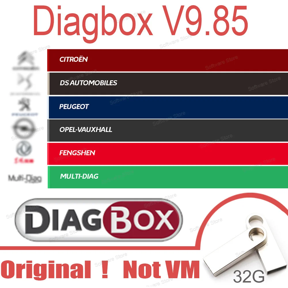 Последняя версия Diagbox V9.85, непосредственная оригинальная установка ПК, работает с Lexia3 PP2000, приспособления для диагностики Peogeot