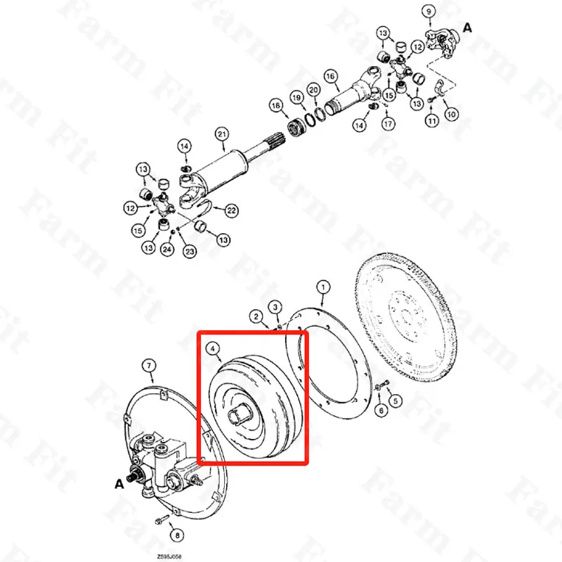 Оптовый магазин в Китае 1995137 C1 подходит для корпуса 590SM 550E 580SM 550G 550H 580SL 550H-IND 590 580SK