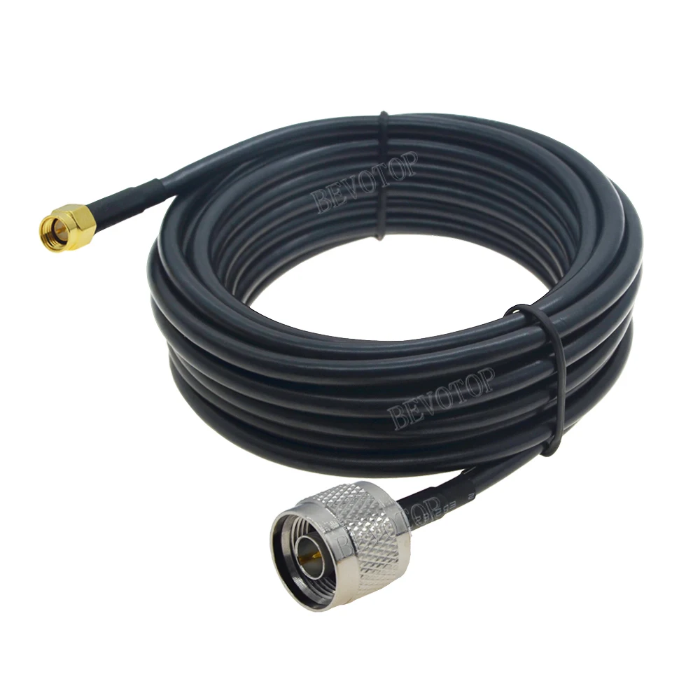 Новый коннектор RG58 L16 N папа-папа SMA RPSMA папа 50-3 обжимной соединитель для
