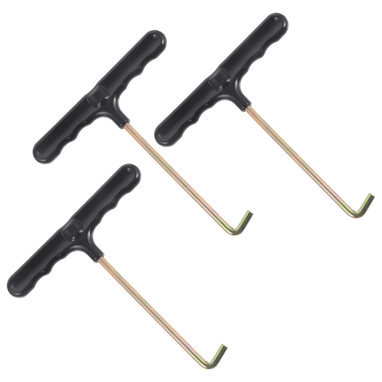

3 Pcs Skate Shoe Hook Portable Shoelace Tighteners Shoelaces Shoes Durable Pullers T-shaped Tools Tightening Hooks Major