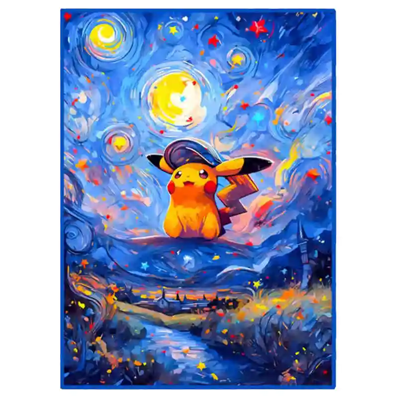 65 шт./компл. 66X91 мм Diy Self Made Pokemon Marnie Iono рукава для карт WS PTCG цветной защитный чехол