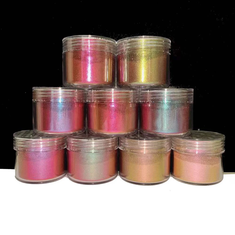 10 г волшебный Хамелеон Colorshift Слюда Порошок для краски