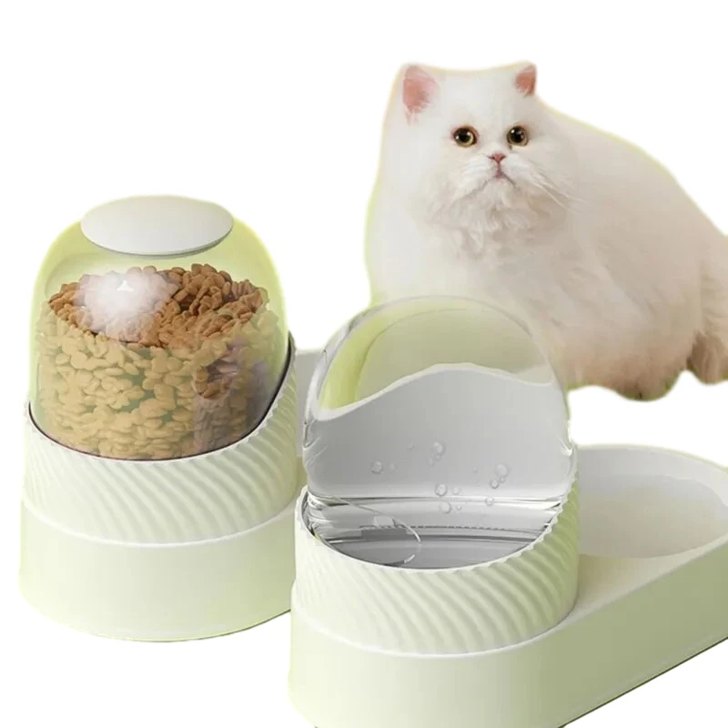 

Pet Automatic Drinker Bowl Cat Feeder Bowl Drinking Water Dispenser Large Capacity Feeding Food Container Pet Supplies