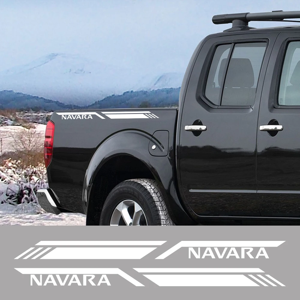 Наклейка на багажник автомобиля для Nissan Navara D40 D22 D23 NP300 наклейки в полоску пикапа