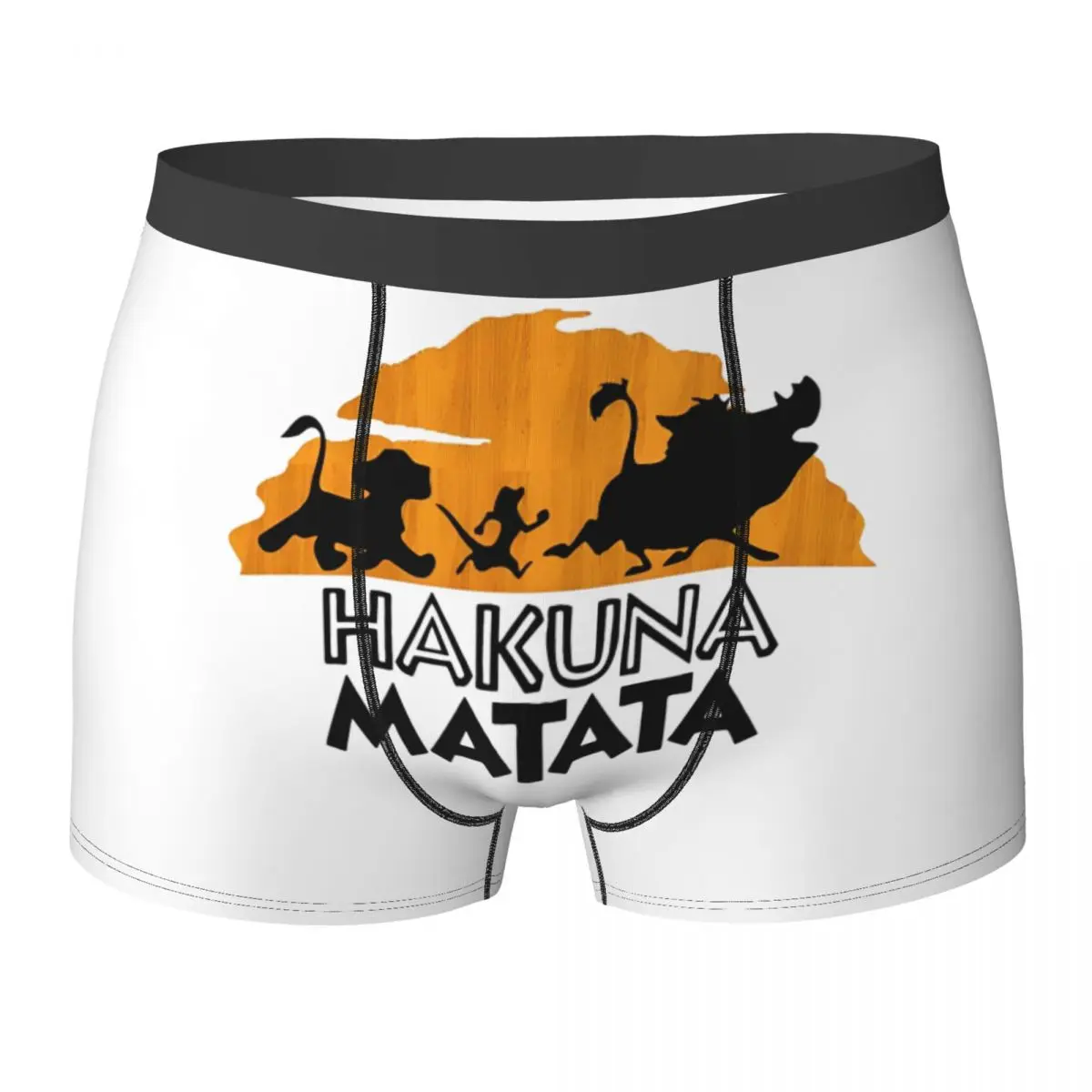 Simba Lion King Underwear Males Boxer Brief Comfortable Shorts Hot Sale Print Plus Size Underpants