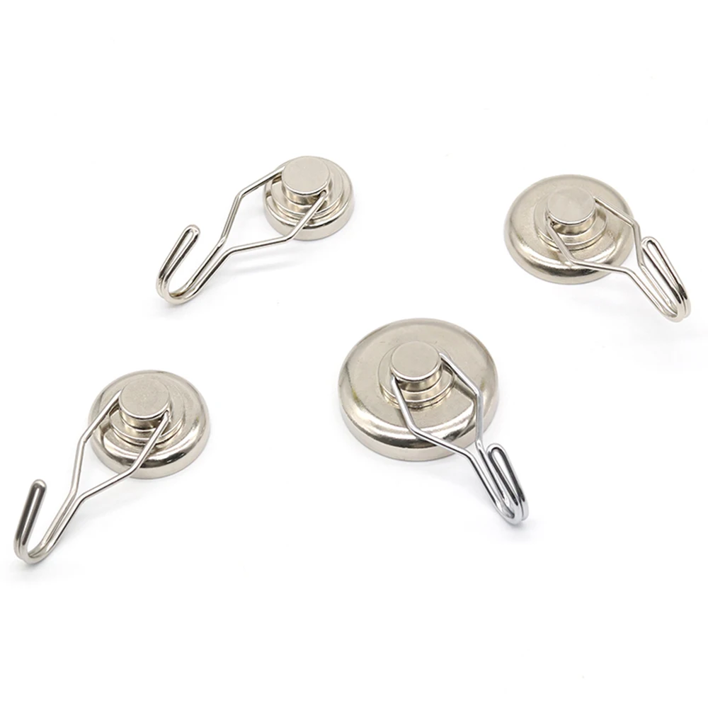 D20/25/32/36 N35 Magnetic Hooks Heavy Magnet with 360° Rotating magnetic hooks for Kitchen Refrigerator Warehouse Hanging