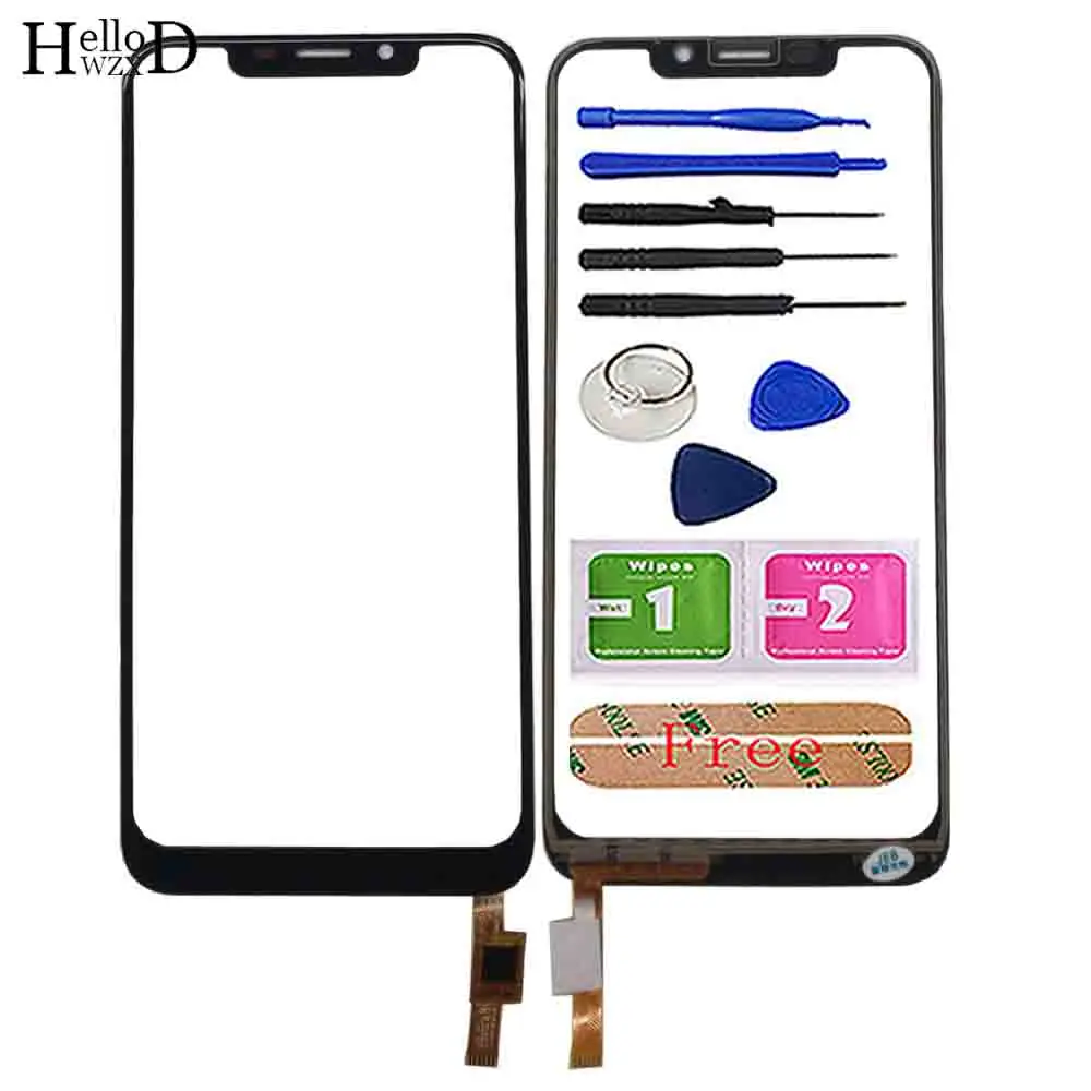 

6.18'' Mobile Touch Screen Panel For Oukitel C13 Pro TouchScreen Touch Screen Digitizer Panel Front Glass Lens Sensor Tools Gift