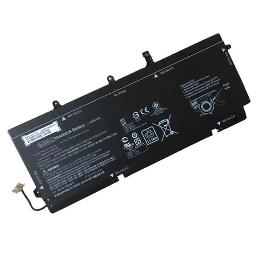 11 4 В 45 Втч BG06XL Аккумулятор для ноутбука HP EliteBook Folio 1040 G3 (P4P90PT) HSTNN-Q99C HSTNN-IB6Z 804175 -1В1 -1С