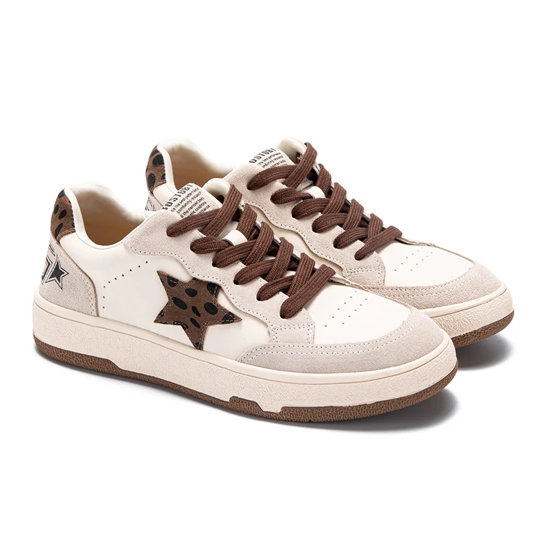 

[Balance Shoes] Women's Casual Shoes Grey Luxury Brand Shoes Lace Up Flat Board Shoes Free Shipping