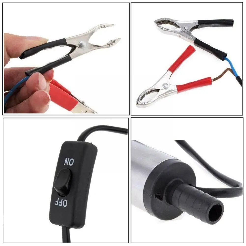 Электрический погружной насос для перекачки масла воды стали 12 л/мин В D1x9