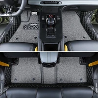 quality leather car floor mats carpet for haval jolion 2021 custom made interior details rugs foot pads accessories styling