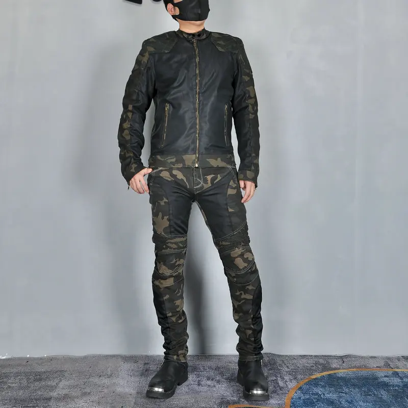 Summer Riding Motorcycle Jacket Jersey Racing  Shatterproof Off-road Jacket Shirt Racing Camo Suit Coat With Elbow Back Gear