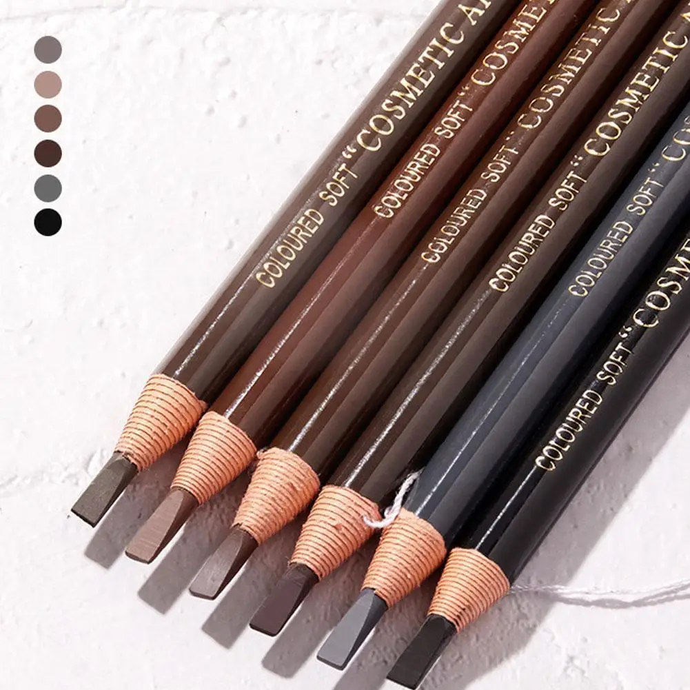 

Ultra Fine Eyebrow 1pc Pencil Waterproof Eyebrow Tattoo Pencil Pen Brow Eyebrow Microblade Long Lasting Natural TY0P1 Penci X2L5