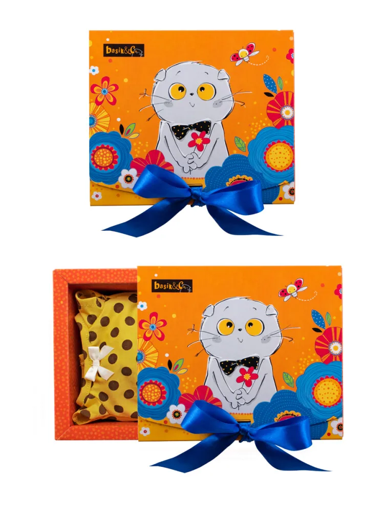 Одежда для Басика BABY 20 см. Комбинезон желтый в коричневый горох. BUDI BASA. OBB-065 |