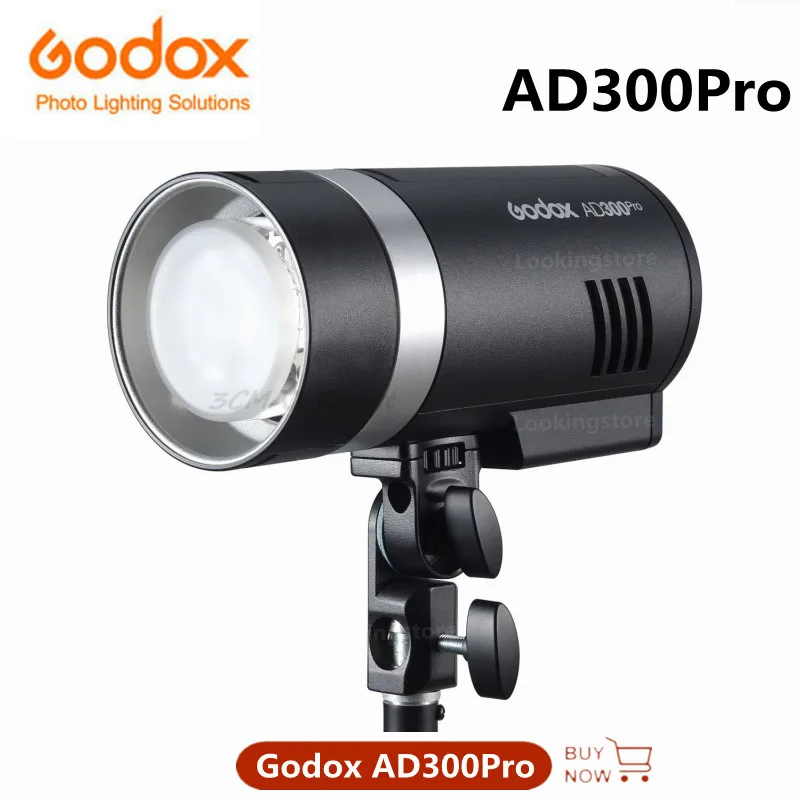 

Godox AD300Pro Outdoor Flash Light TTL Pocket Flash 300Ws TTL 2.4G 1/8000 HSS with Battery for Canon Nikon Sony Fuji