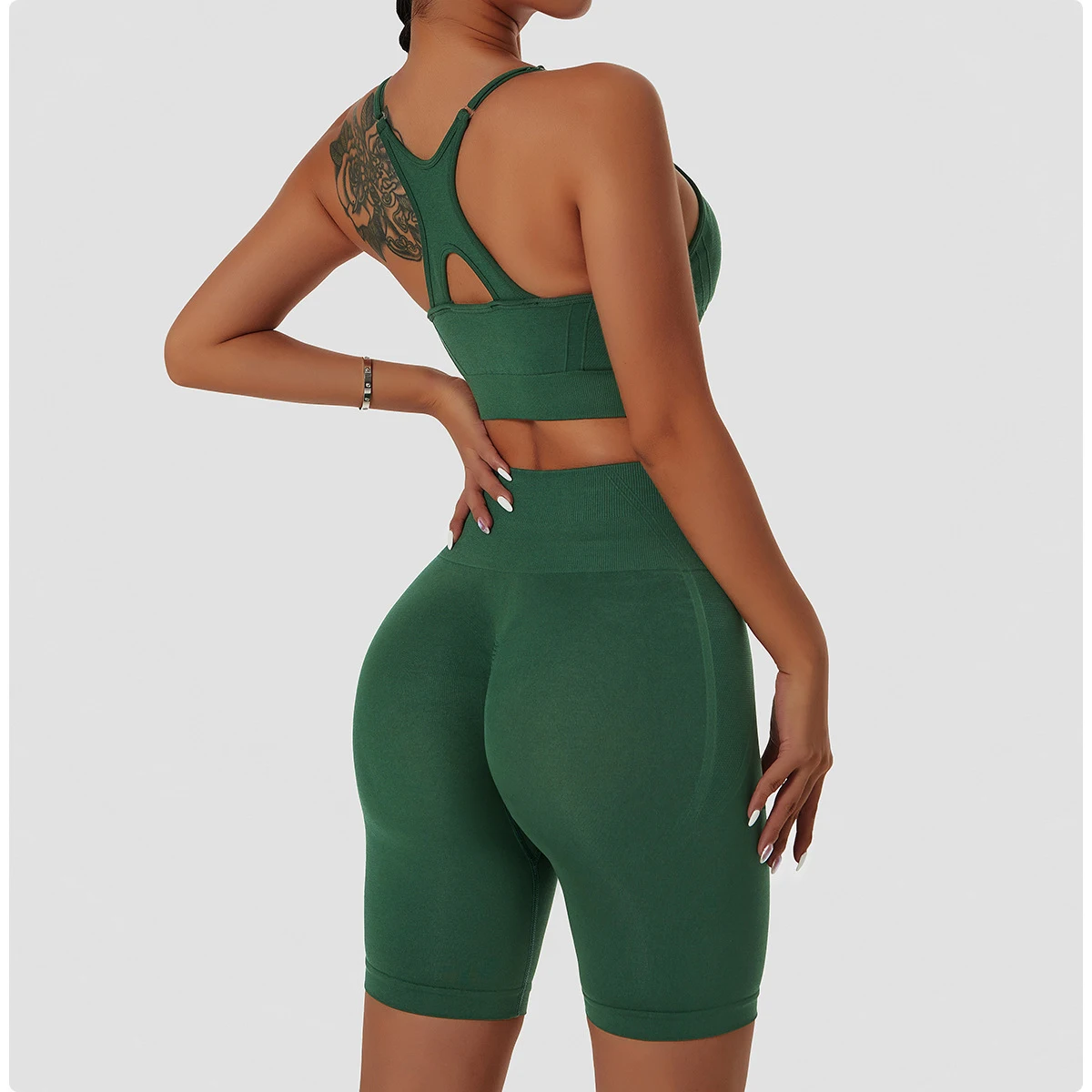 Seamless Yoga Shorts Women High Waist Gym Push Up Short Leggings Scrunch Tight Booty Shorts Running Cycling Shorts Fitness Pants