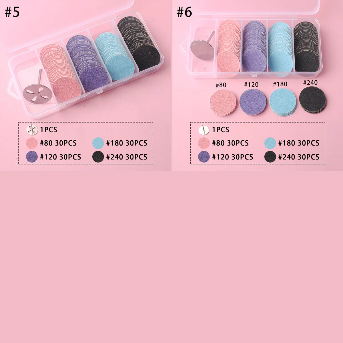 120 шт./коробка сменная шлифовальная бумага для удаления кутикулы 25 мм