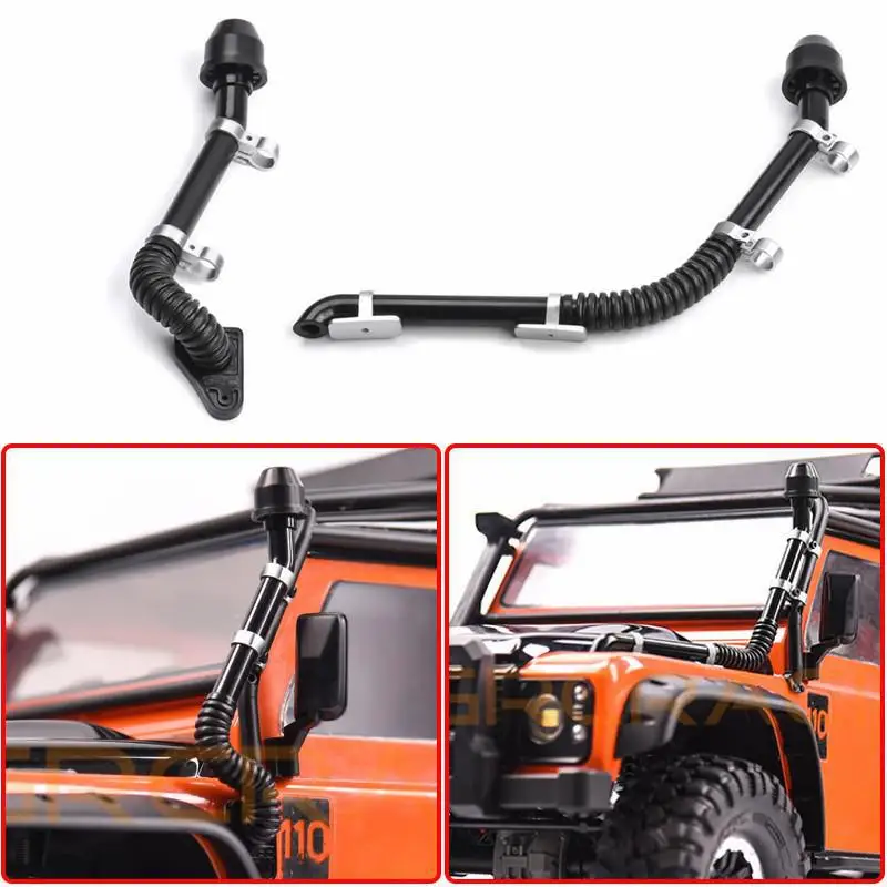 Enlarge GRC Classic Snorkel Air Intake Pipe For 1/10 RC Car Crawler Trax/as TRX-4 Defender RC4WD D110 D90 Body Upgrade #G169A G169B