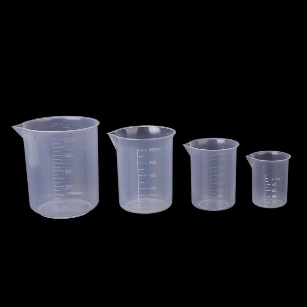

Low Beaker (50-500ml)- Chemistry Transparent Cup, Thickened with spout