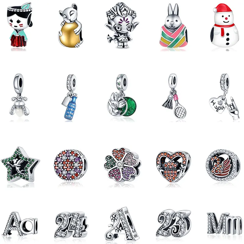 

Женский браслет из серебра 100% пробы, с кроликом