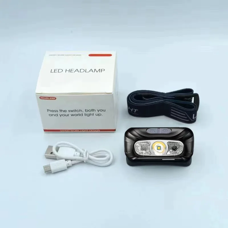 Светодиодный фонарь супер яркий перезаряжаемый налобный сильный свет