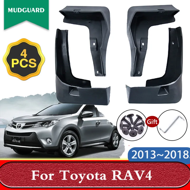 

Брызговики для Toyota RAV4 RAV 4 XA40 40 2013 ~ 2018, 2014 2015 2016 2017 Аксессуары для защиты автомобиля