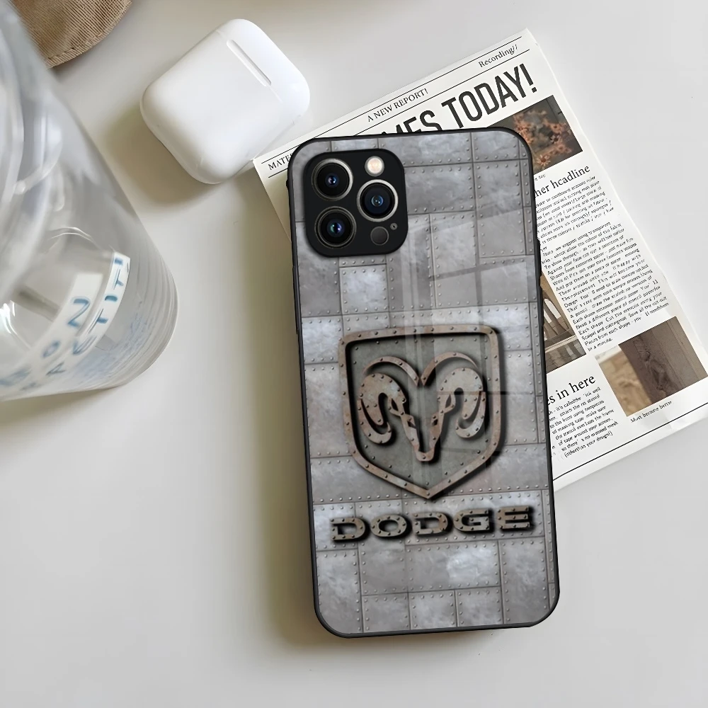 Чехол для телефона RAM Trucks Performance Iphone 16 15 14 12 11 13 Pro Max Mini X Xr Xs Se 8 стеклянная крышка Puls