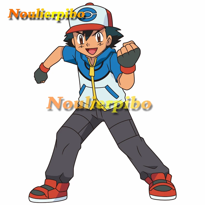 Забавные мультяшные автомобильные наклейки Покемон Пикачу сяочжи ПВХ