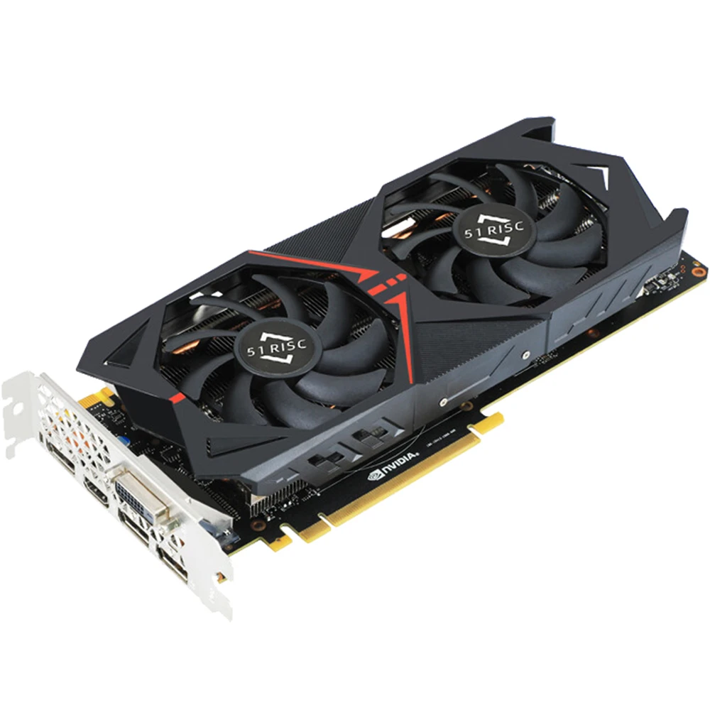 Видеокарта Mllse gtx 1070ti 8 Гб игровой графический процессор GDDR5 256bit 8000 МГц Частота