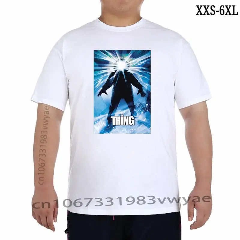 

John Carpenter The Thing T shirt inspired by the 1982 classic horror movie Short Sleeve Shirt Tees Tops Summer Men' clothing