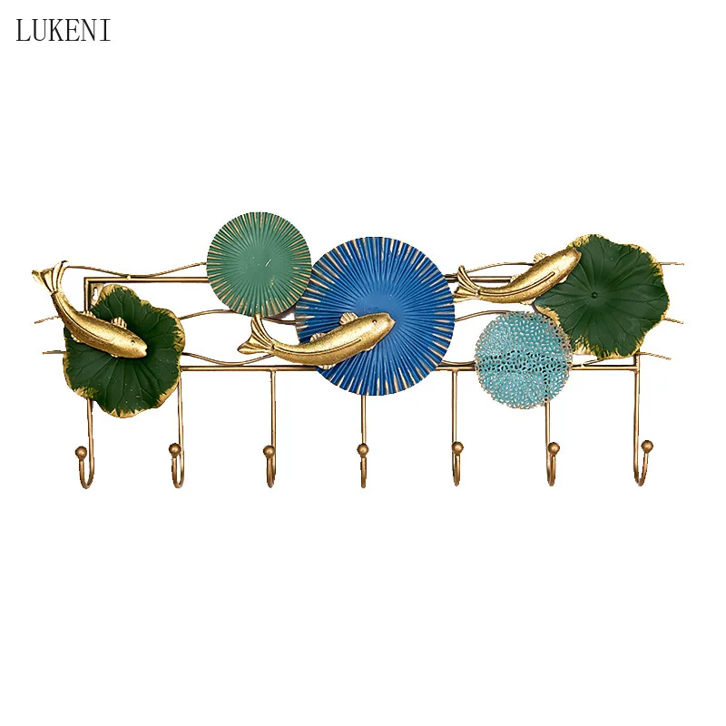 

Nordic light luxury style wall decoration hook metal wall pendant living room homestay wall hanging wall decoration