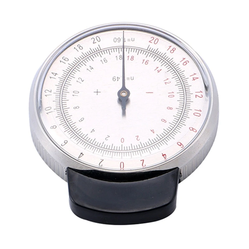 

Compact Point Tyoe Eyeglasses Lens Measure with Clear Scale Power Clock Radiant Table Fitting for Glasses Shop Stainless