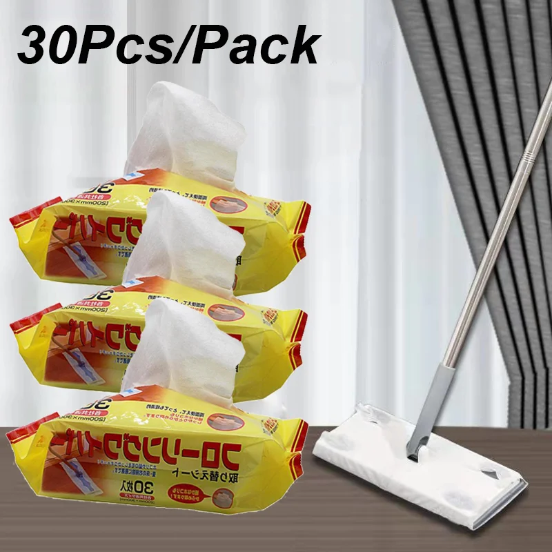 

Sticky Dedusting Household Disposable Cleaning Supply 30pcs/pack Floor Dust Cleaning Cloth Paper Removal Electrostatic Wipes Mop