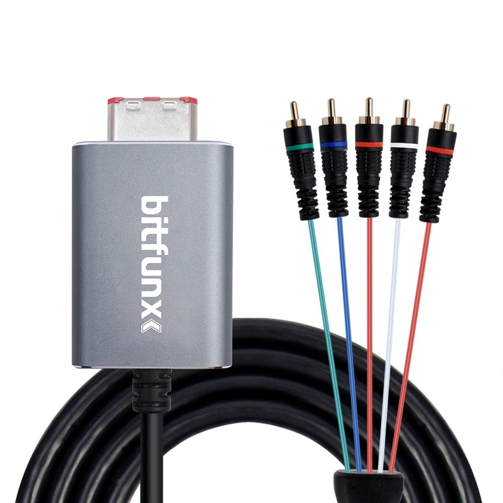 

1.8m HD Component Video 5RCA YPbPr Cable for Nintendo GameCube NGC Digital AV Output Video Audio Support Gaming Accessories