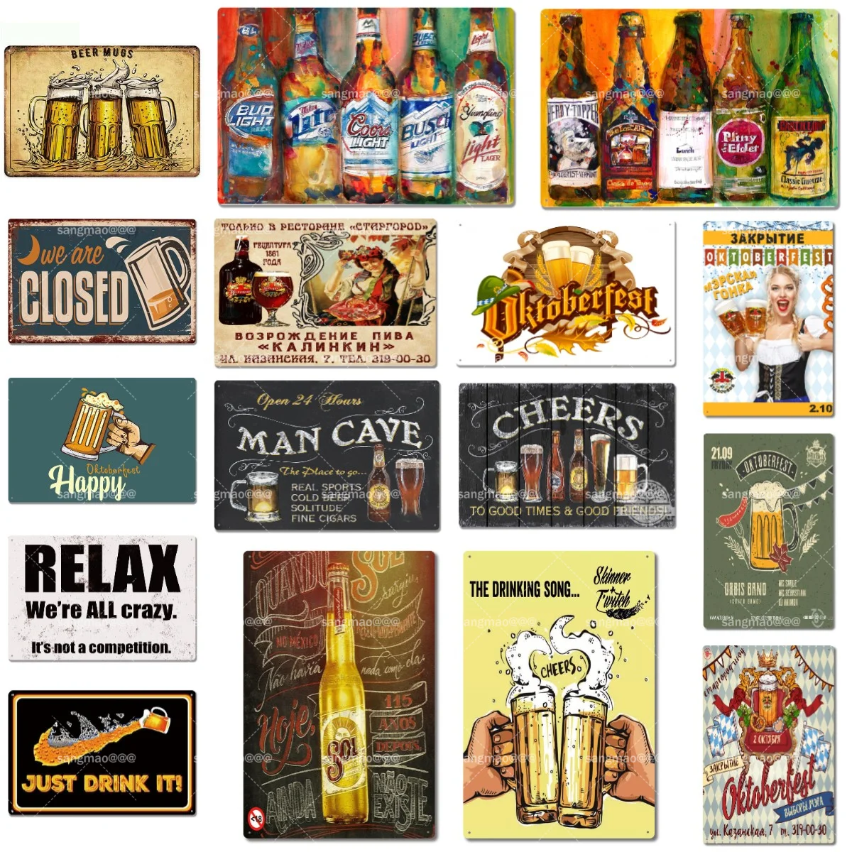 

Decor Beer Tin Sign Tin Sign Pub Vintage Funny Tin Sign Wall Decor For Pub Club Man Cave Bar Decoration Tin Plates mexican