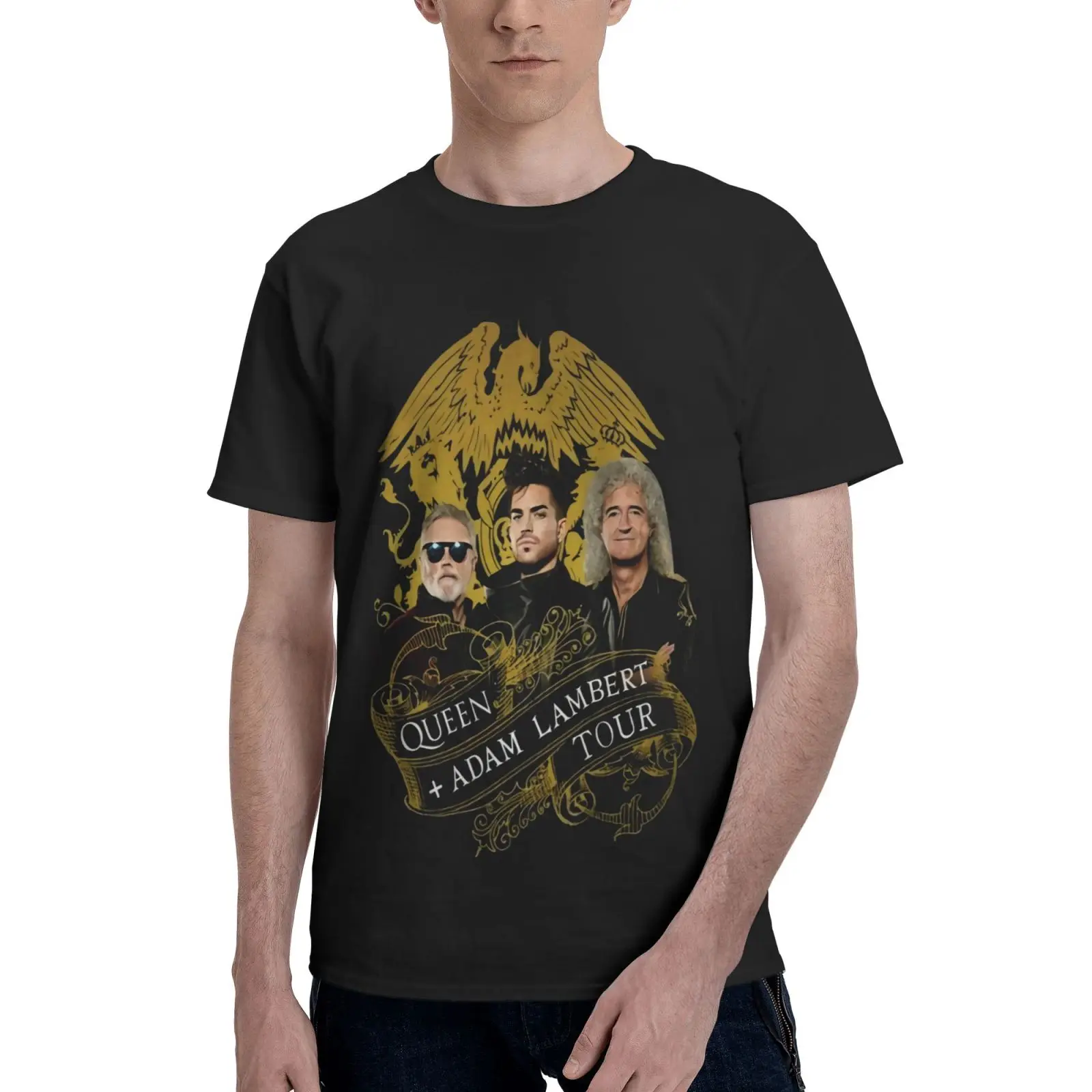 

Queen Adam Lambert The Rhapsody Tour 969 Oversized T-Shirt Clothing Shirt T-Shirts Man Tshirt T Shirt For Men Manga Men's Shirt