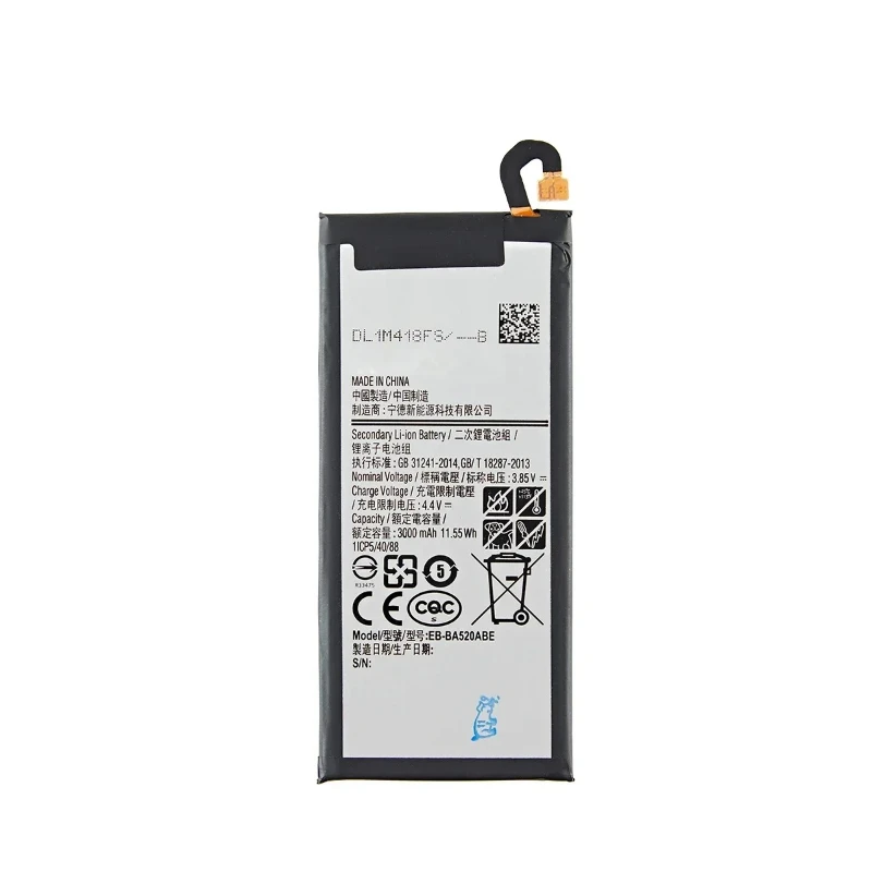 Фото Новый сменный аккумулятор для Samsung Galaxy A5 2017 Edition A520 SM-A520F A520K A520L A520S A520W/DS EB-BA520ABE 3000 мАч №2