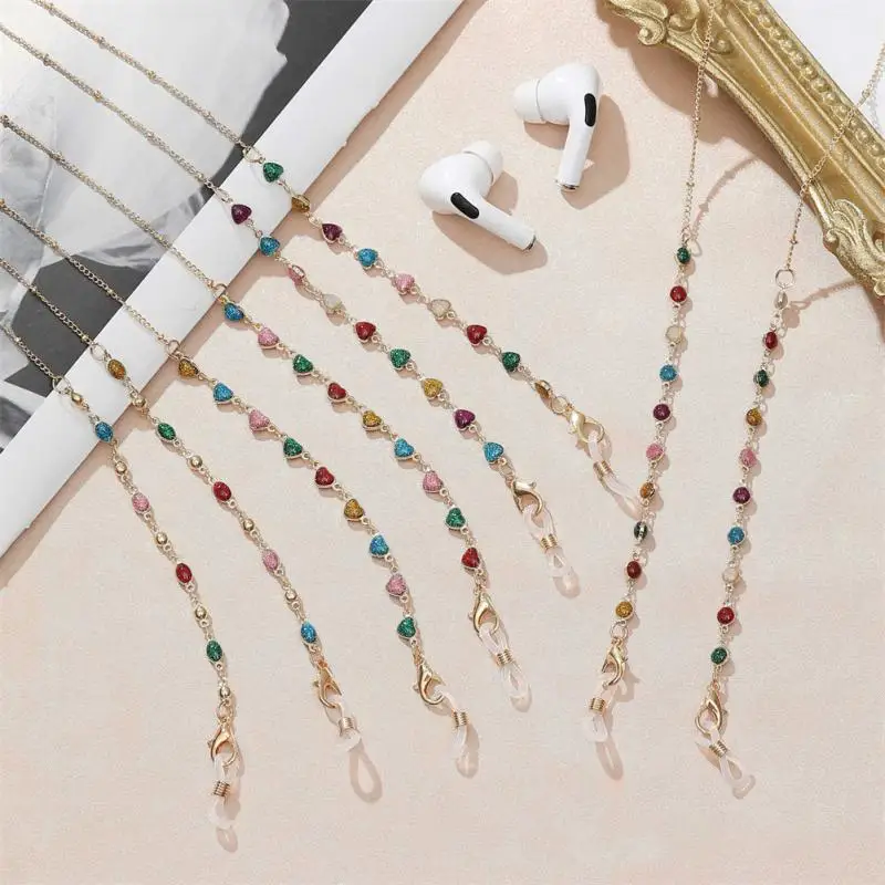 

Цепочка для очков женская с подвеской-бабочкой