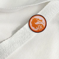 popular game logo a dragon enamel pin wrap clothes lapel brooch fine badge fashion jewelry friend gift