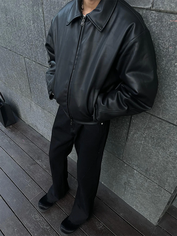 Зимний пуховик DM Tenacious утолщенный локомотив Cleanfit короткая куртка-бомбер кожаное