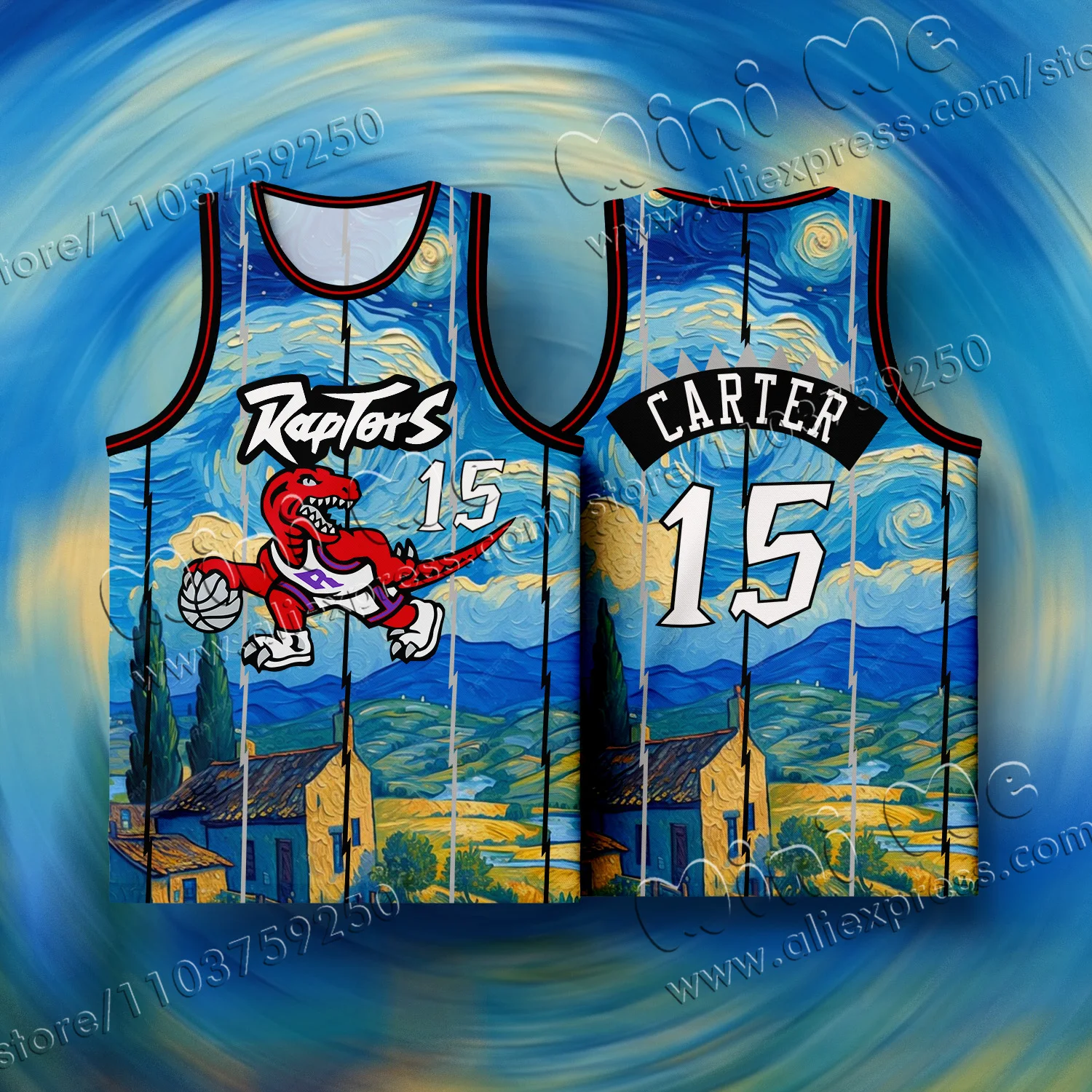 Унисекс Ретро Баскетбольная Тренировочная Футболка С 3D Принтом Swingman Player McGrady