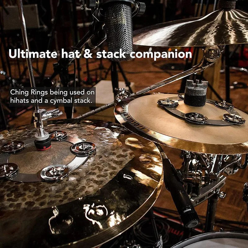 Барабанные тарелки Барабан Hi Hat Бубен Стальные колокольчики Перкуссия Джаз