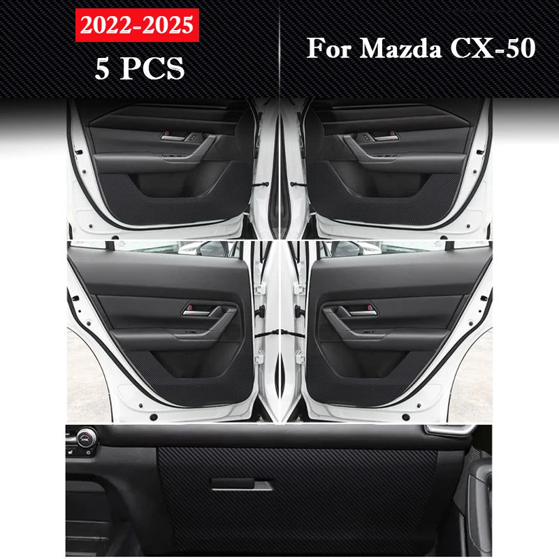 

Для Mazda CX-50 CX50 2022-2025 дверь автомобиля противоударная накладка защитные наклейки для перчаточного ящика аксессуары для интерьера устойчивая к царапинам пленка