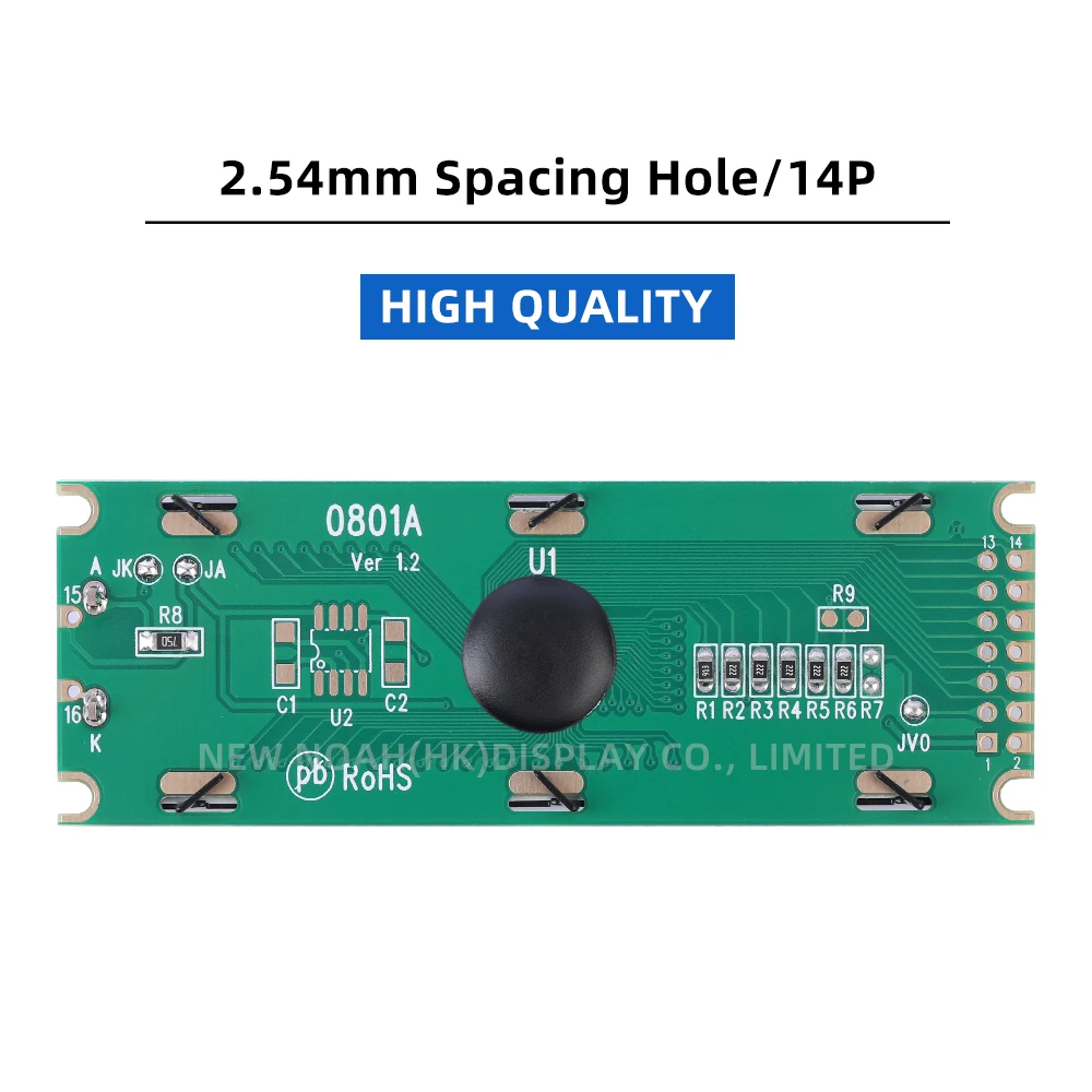 Русский DFSTN Черная пленка Красный 0801A Жидкокристаллический дисплей 01*08 ЖК-дисплей