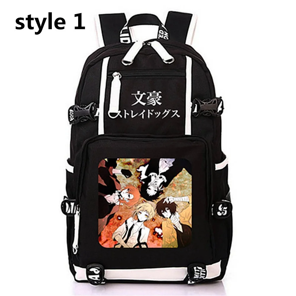 

Japan Anime Bungou Stray Dogs Backpack Cosplay Schoolbag Rucksack Laptop Bag Book Bags Mochila