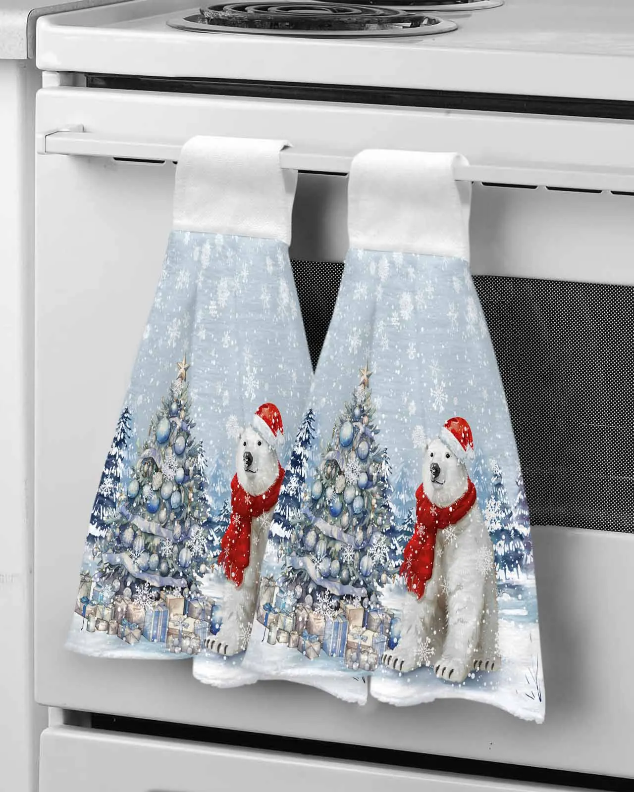 Рождественские снежинки Ретро Полотенце Коала Товары для ванной комнаты Мягкое